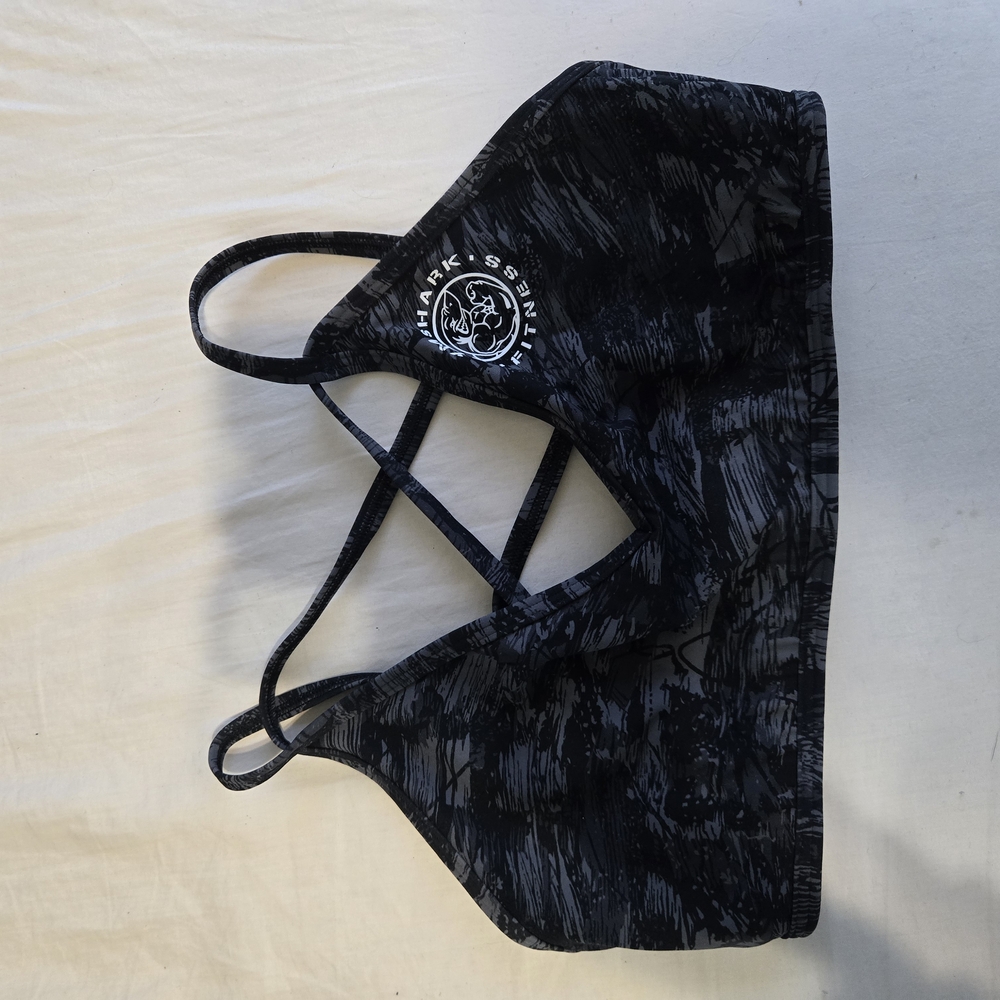 Gymshark Black Strappy Sports Bra